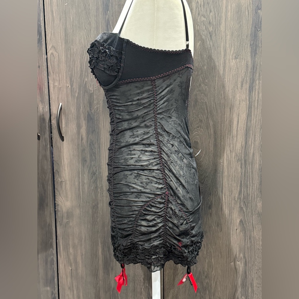 Victoria's Secret "Sexy Little Things" ruffle corset babydoll - Picture 10 of 13